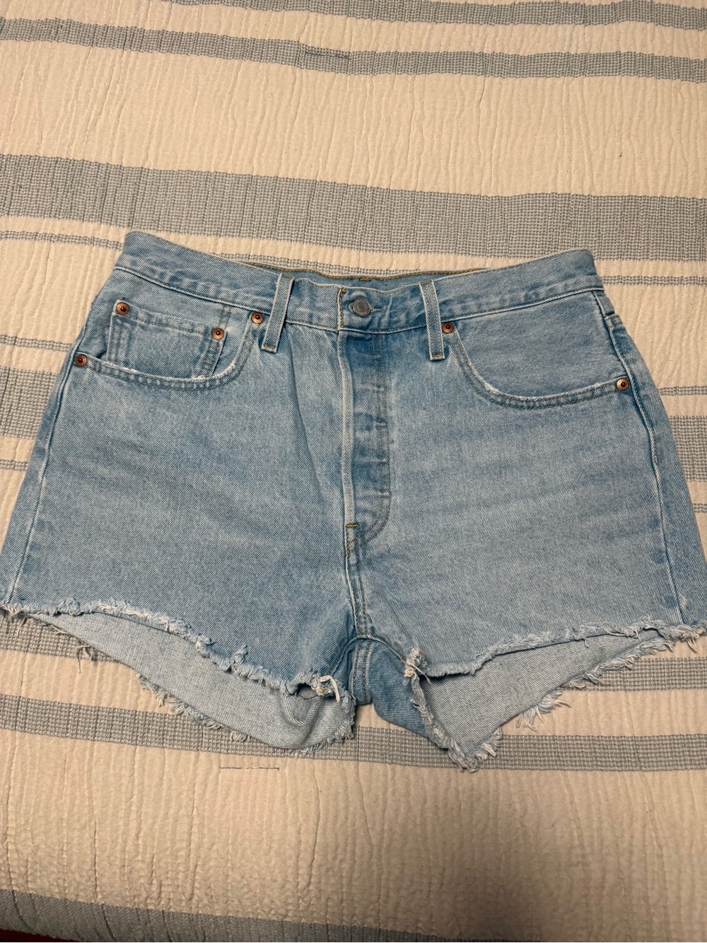 Levi’s Light Blue Denim Shorts